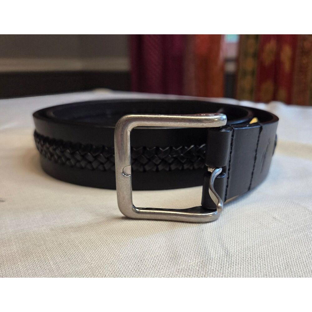 Tommy Bahama Black Leather Belt